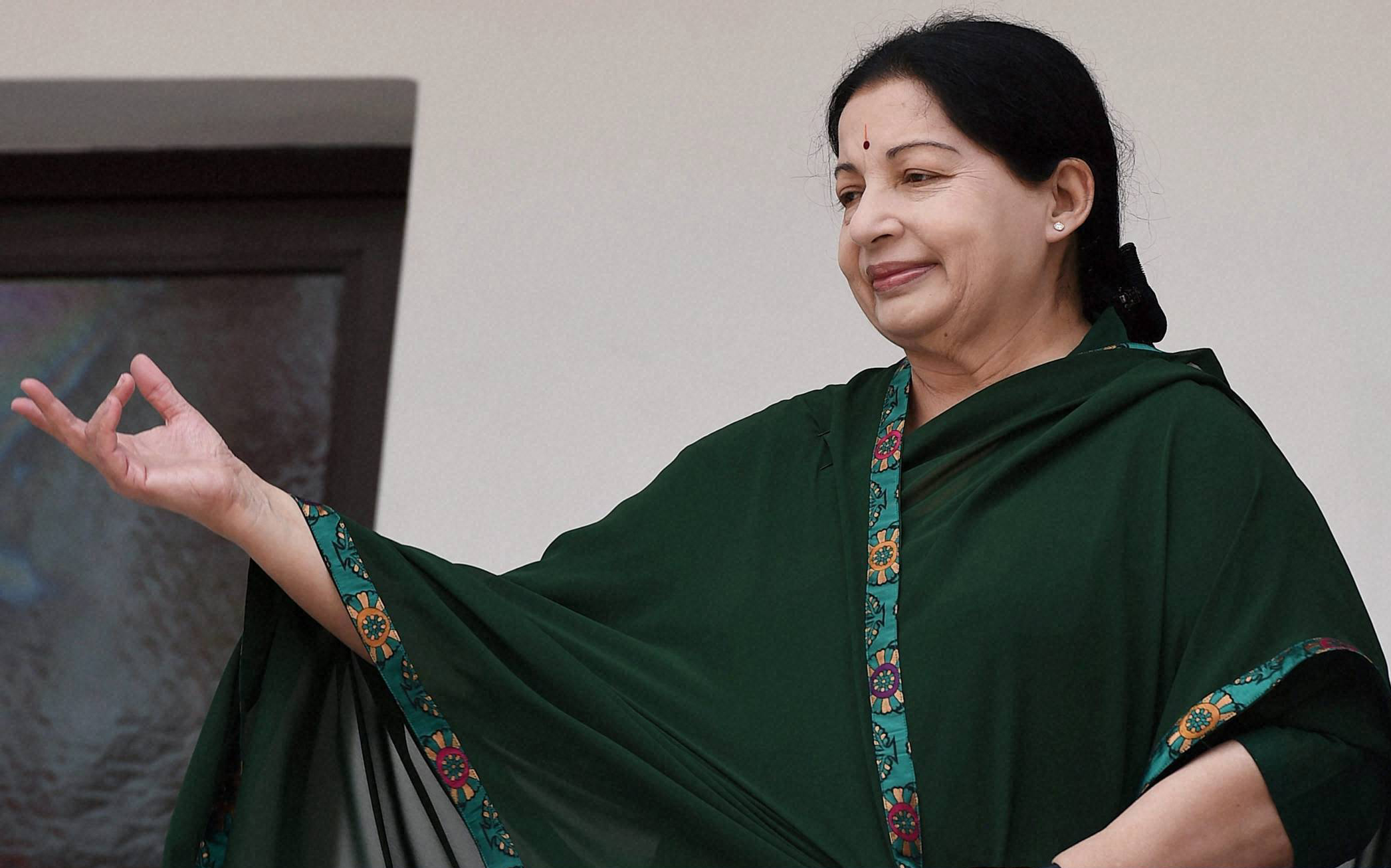 Jayalalithaa at a party function