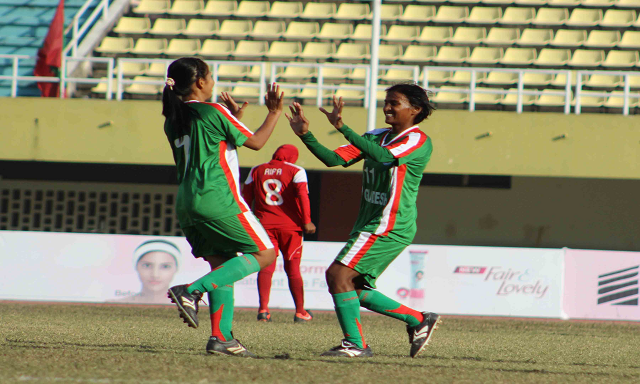 Bangladesh(green)  Vs  Maldives(red) 3a